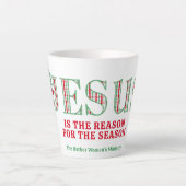 Jesus Is The Reason Latte Mug カフェラテマグ (正面)