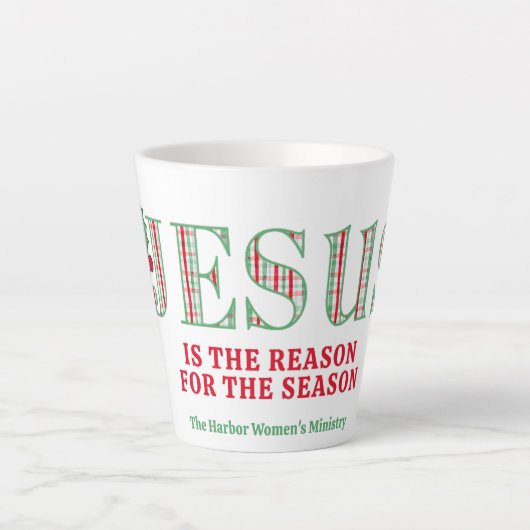Jesus Is The Reason Latte Mug カフェラテマグ (正面)