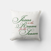 Jesus is the reason throw pillow クッション (正面)