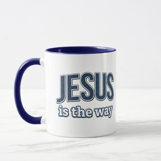 JESUS is the way - Christian マグカップ (左)