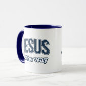 JESUS is the way - Christian マグカップ (正面左)