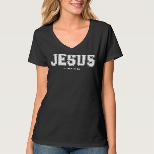 Jesus John 316 Graphic Christian Tシャツ (正面)