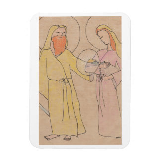 Jesus Joseph and Mary マグネット