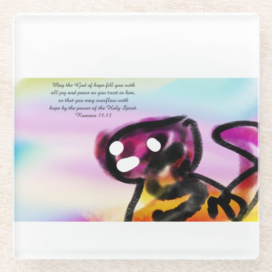 jesus joy  ガラスコースター (正面)