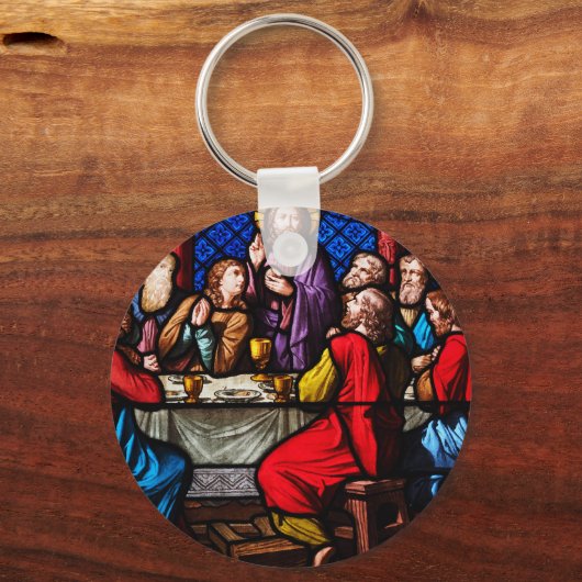 Jesus last meal with his disciples キーホルダー (裏面)