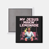 Jesus Lemonade Funny Christian Meme  マグネット (正面/裏面)