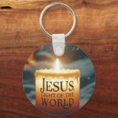 Jesus Light of the World Nativity Christmas Double キーホルダー (裏面)