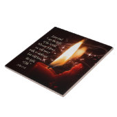 Jesus Light of the World Psalm 8，聖書，クリスマス タイル (側面)