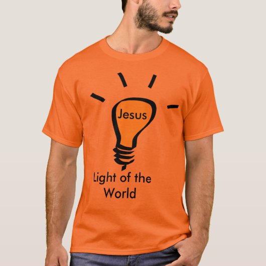 Jesus - Light of the World Tシャツ (正面)