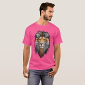 Jesus Lion of Judah funny girl Tシャツ (正面フル)