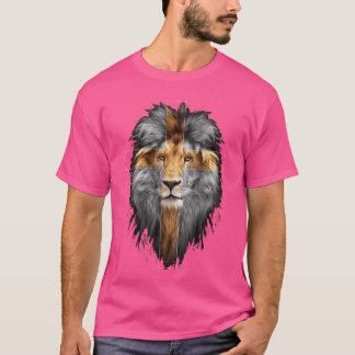 Jesus Lion of Judah funny girl Tシャツ