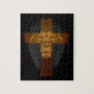 Jesus Lion of Judah Puzzle ジグソーパズル