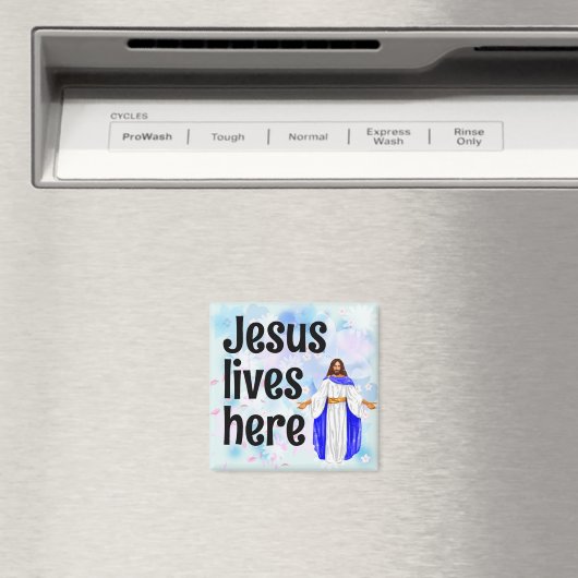 Jesus lives here マグネット (インサイチュ (食洗機))