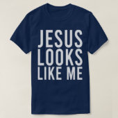 Jesus looks like me tシャツ (デザイン正面)