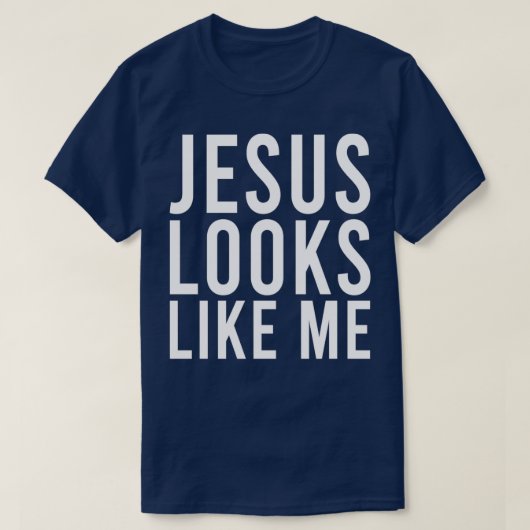 Jesus looks like me tシャツ (デザイン正面)