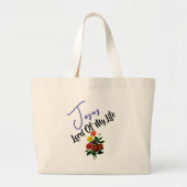 Jesus Lord of My Life - Chryk Tote Bag ラージトートバッグ (正面)