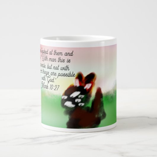 jesus love  ジャンボコーヒーマグカップ (正面)