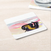 jesus love スクエアペーパーコースター (アングル)