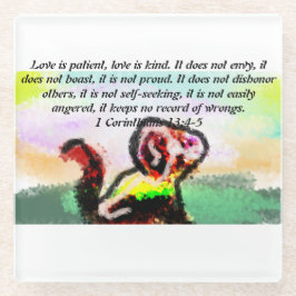 jesus love kind  ガラスコースター