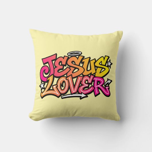 Jesus Lover クッション (正面)