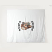 Jesus Loves モー Deng T-Shirt_3 タペストリー (正面(横))