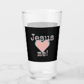 Jesus loves ♥ me! タンブラーグラス (裏面)
