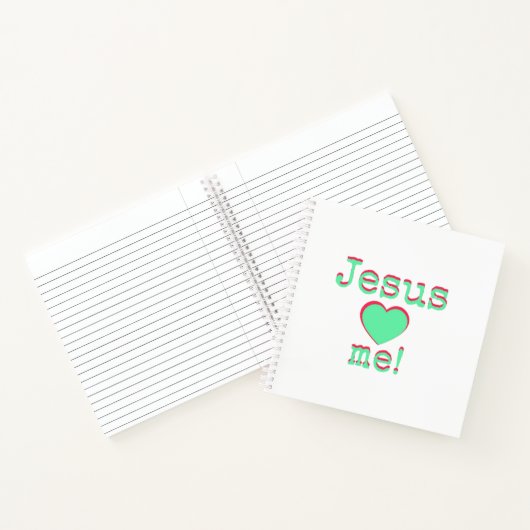 Jesus loves ♥ me! ノートブック (内部)
