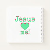 Jesus loves ♥ me! ノートブック (裏面)