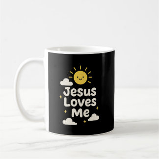 Jesus Loves Me Christian Mug コーヒーマグカップ