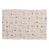 Jesus Loves Me Tan 枕カバー (裏面)