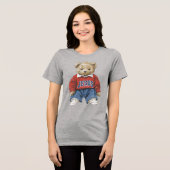 Jesus Loves Me, Teddy Bear トライブレンドＴシャツ (正面全面)