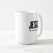 JESUS LOVES YOU | キリスト教 コーヒーマグカップ (正面右)