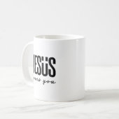 JESUS LOVES YOU | キリスト教 コーヒーマグカップ (正面左)