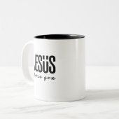 JESUS LOVES YOU | キリスト教 ツートーンマグカップ (正面左)