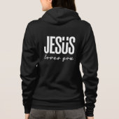 JESUS LOVES YOU | キリスト教 パーカ (裏面)