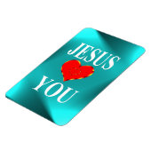 Jesus Loves You マグネット (左側)