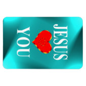 Jesus Loves You マグネット (横)