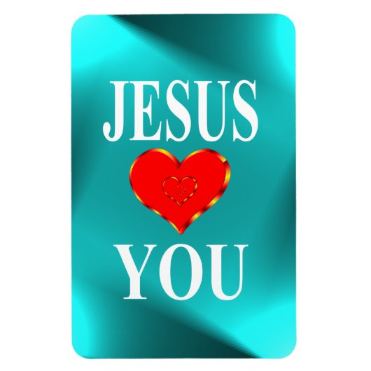 Jesus Loves You マグネット (縦)