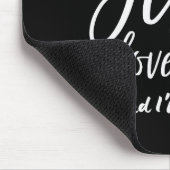 Jesus Loves You And I'm Trying Funny Christian Eva マウスパッド (コーナー)