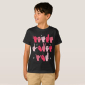 Jesus Loves You Asl Sign Language Christian Valent Tシャツ (正面フル)