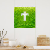 JESUS LOVES YOU - Christian Poster ポスター (キッチン)