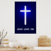 JESUS LOVES YOU - Christian Poster ポスター (キッチン)