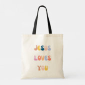 Jesus Loves You Cloth Bag トートバッグ (裏面)