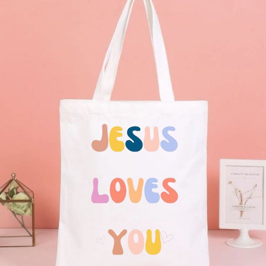 Jesus Loves You Cloth Bag トートバッグ