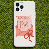 Jesus loves you phone case Case-Mate iPhoneケース