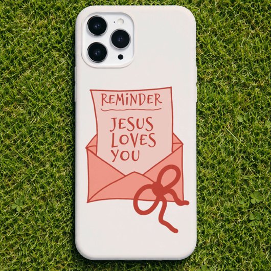 Jesus loves you phone case Case-Mate iPhoneケース