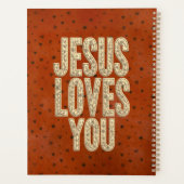 Jesus Loves You Rustic Christian Encouragement プランナー手帳 (裏面)