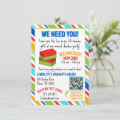 Jesus Loves You - Shoeboxパーティー招待状 招待状 (スタンド正面)