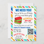 Jesus Loves You - Shoeboxパーティー招待状 招待状 (正面)