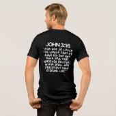 Jesus Loves You Thrive Merch トライブレンドＴシャツ (裏面全面)